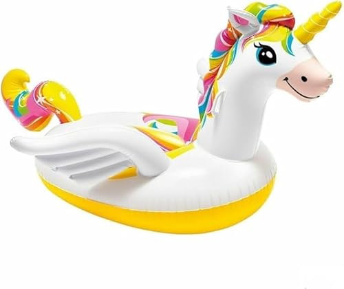 Intex Aufblasbare Luftmatratze, Einhorn, 201 x 97 x 140 cm, 4 Stück
