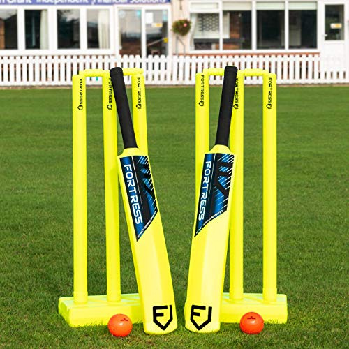Fortress Set Cricket pour Le Jardin (Option de Taille) (Junior)