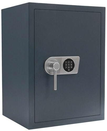 Profirst Wertschutzschrank Trema 65 Elektronikschloss Aufbohrschutz Notbestromung möglich 2 verstellbare Fachböden Feuerfalz inkl. Befestigungsmaterial