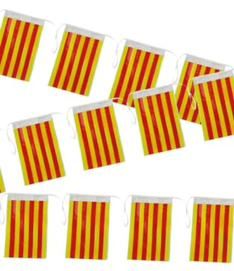 DISBACANAL Bandera plástico Cataluña