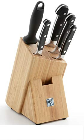 Zwilling Messerblock Pro 6 teilig, Edelstahl, Silber/Schwarz, 38 x 28 x 28 cm, 6-Einheiten