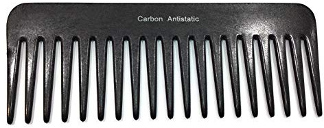 Strähnenboy 239 by Hercules Sägemann Carbon-Kamm anthrazit 16 cm 19 Zinken Lockenkamm Strähnenkamm Afrokamm grobe Zahnung (C239a) antistatisch