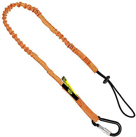 3 Foot Safety Tool Lanyard, Tough Worksite Tool Tether with Locking Connector, Adjustable Loop End, Ultra-Durable, Premium Quality Materials Ideal for Scaffold, Tools, Construction (1)
