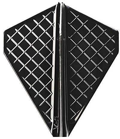 コスモダーツ(COSMO DARTS) Fit Flight Pro Dart Flights V-5 Black