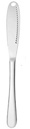 LIUSM Stainless Steel 3 in 1 Butter Spreader，Spreader Knife-Kitchen Gadgets (Silver)