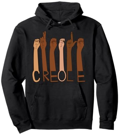 Creole Pride Diversity Inclusive Louisiana New Orleans ASL Pullover Hoodie