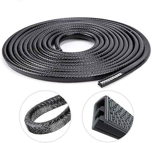 Protection Portiere Voiture, 10M Protections Bord Portière De Voiture, U Forme Portière de Voiture Joint en Caoutchouc Protecteur, Pas Besoin de Coller, Convient à la Plupart des Voitures (10M)