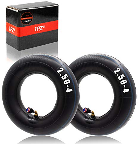 1PZ UK2-05T 2 Pack of 2.80/2.50-4 280/250-4 9x3.50-4 Inner Tube Replacement for Hand Truck Utility Cart Lawn Mower Wheelbarrow Dolly Mobility Razor E300 Scooter Skateboard