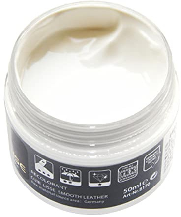 LOVIVER Restaurador de Color de cuero, crema reparadora de cuero, pasta renovadora, bálsamo para recolorear cuero para bolsa, asientos de coche, sofás,