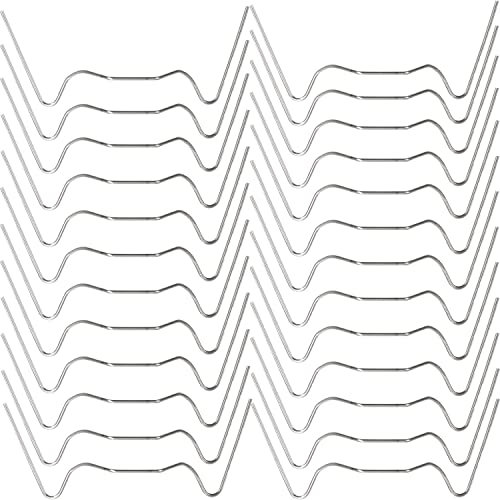 25 clip per serra per vetro in acciaio inox serra W clip per finestre clip per finestre clip di fissaggio per serra accessori di ricambio in vetro per casa verde