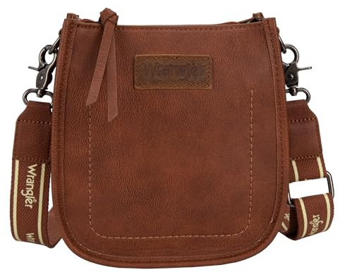 Wrangler Kleine Umhängetasche für Damen, Western-Schultertasche mit verstellbarem Riemen