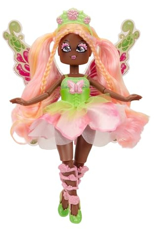 Jazwares Royale High Bambola alla moda Posey the Nature Fairy da 22,9 cm, diario delle fate, pettine e codice articolo virtuale inclusi, età 5+
