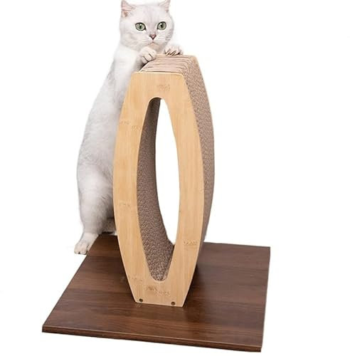 Kratzpappe für Katzen Vertikales Katzenkratzbrett, Katzenklettergerüst, verschleißfester und schuppenfreier Katzenkratzbaum, Katzenkratzbrett, Katzenbedarf Katzenspielzeug