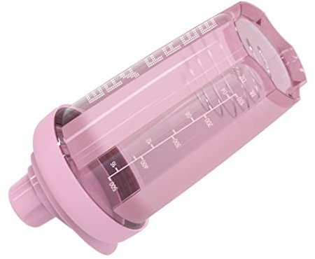 OnIUeZky Botella de agitador de mezclador de proteínas clásico 1pc con y bloqueo Portable PREWOUT PREDINET Shaker Cup para mezclar cócteles, batidos y batidos (rosa).