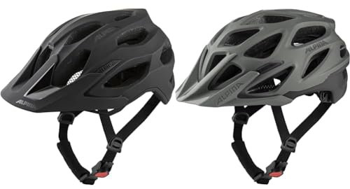 ALPINA Carapax 2.0 - Leichter, Stabiler & Komfortabler Fahrradhelm & Mythos 3.0 L.E. - Leichter, Optimal Belüfteter & Anpassbarer Fahrradhelm