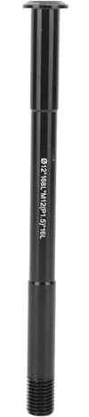Tissting Perno Passante per Bici, 12mm M12 x 1.0/1.5/1.75 Perno Passante in Lega di Alluminio Adattatore per Perno Passante Forcella Anteriore a Sgancio Rapido (12x168LxM12(P1.5) x16L)