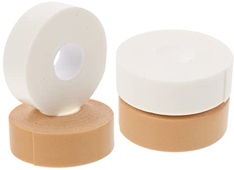 minkissy 4rollen Wimpernverlängerung Klebeband Atmungsaktive Hautfreundliche Isolationstapes Für Wimpernverlängerungen Milchweiß Für Beautysalons Und Diy-anwendungen