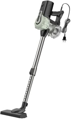 Livoo - Aspirapolvere scopa DOH142V - 600W, 12kPa, con filo, raggio d'azione 6,20m, filtro HEPA, cavo 5m, 1 velocità, accessori inclusi