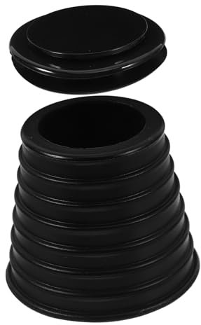 TOYANDONA 2stücke Teiliges Terrassenschirm Gummistopfen Und Sonnenschirm Keil in Konischer Form Windfester Schirmlochverschluss Aus Schwarzem Für Gartentisch Pool Umbrella Stabilizer Install
