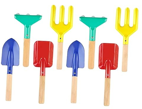 BESPORTBLE Truelle de Jardin et Petite Pelle pour Planter Outil de Jardinage avec Râteau Pratique pour Jardin