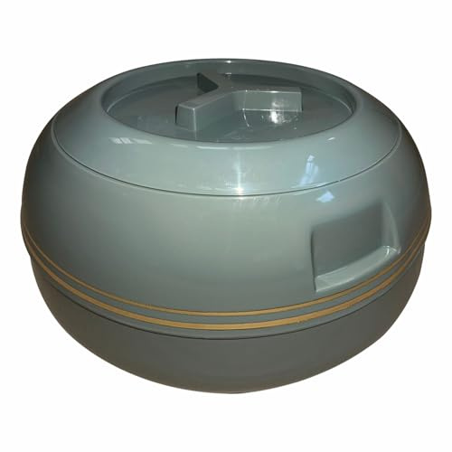 TENLITE 10000ml Extra-Large Insulated Hot Pot Casserole – Stainless Steel Inner Thermal Food Warmer with Lid | Double Wall Serving Bowl for Rice, Curry, Roti, Biryani, Buffets & Family Parties.