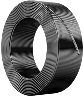 Alambre para plantas para modelar – Rollo para modelar de 1,5 mm | 110 metros de alambre para bonsáis para troncos finos | para guirnaldas, coronas, espalderas, troncos, flores, jardín, patio