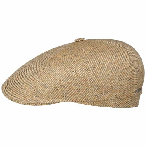 Stetson Torrick Schirmmütze Flatcap achteilig Made in Germany Herren Frühling Sommer