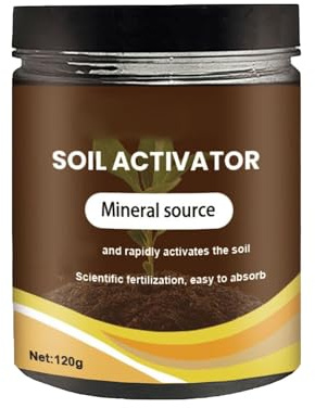 Activador de suelos, potenciador de la salud del suelo, activador orgánico de suelos y fertilizante para plantas: mejora la captura de carbono en el suelo. (1pcs)