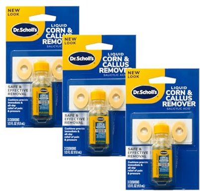 Dr. Scholl's Liquid Corn & Callus Remover,.33 oz. (3-Pack)