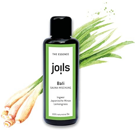 JOILS® Saunaaufguss BALI, 50ml, 100% naturreines Öl für Ihre Sauna, ätherisches BIO-Saunaöl vom Familienbetrieb aus dem Schwarzwald