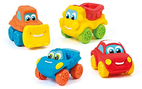 Clementoni - 14099 - Soft & Go Cars - 1 Unité Aléatoire - Jeu pour Bébés et Jeunes Enfants de 6 à 36 Mois - Voitures Miniatures Souples pour s'amuser sans Risque de se Blesser