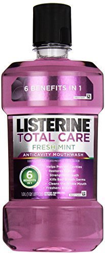 Listerine Total Care Anticavity Mouthwash, Fresh Mint, 1 Liter by Listerine