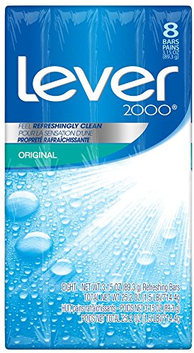 Lever 2000 original bar, 3.15 oz Bars (Pack of 8)