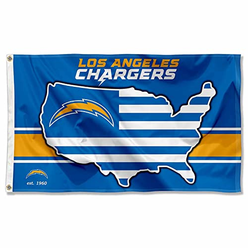 Los Angeles Chargers Nation USA American Country 3x5 Flag