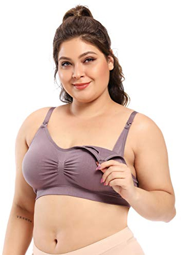 COLOMI Reggiseno Allattamento Premaman Senza Cuciture Reggiseno Allattamento Senza Fili per la Gravidanza