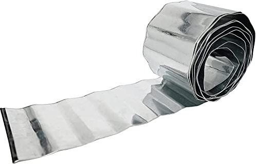 Ram® Heavy Duty 5M Metres Galvanised Steel Lawn Edging Garden Plant Border (16.5cm High) (3 X 5M)