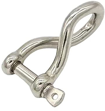 Artemisia 316 Acciaio Inossidabile Twist Shackle. Fissaggio a Catena a Catena 10mm 10mm