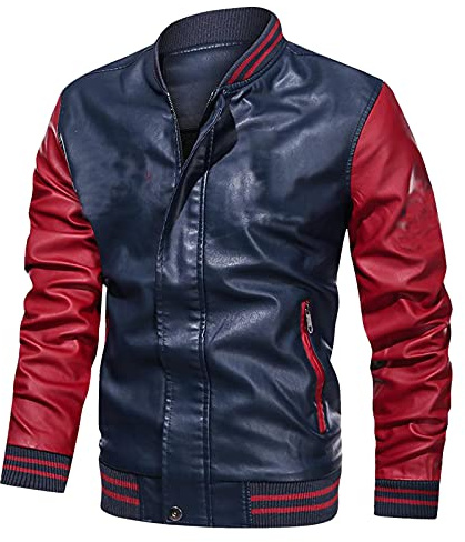 Duohropke Veste de moto aviateur pour homme - Veste de moto imperméable et coupe-vent avec protections - Veste de protection pour scooter motard touring