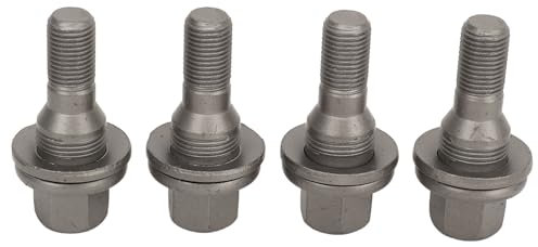 CFTGIW Boulons de Roue Hexagonaux de 17mm, 4 Pièces, écrous de Pneu 003549817, Goujons de Remplacement pour 206 207 208 308 407 1007