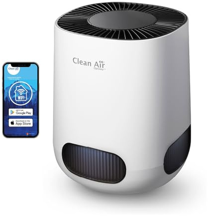 Clean Air Optima Purificatore d'aria intelligente HEPA ionizzatore CA-502 Desktop Smart