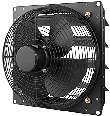 MZBDYYF Powerful Industrial Exhaust Fan - Household Metal Shutter Type Ventilating Fan with Protective Net for Kitchen, Ventilation Extractor