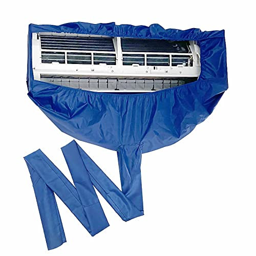 WJFTODAY Housse de Nettoyage pour climatiseur Housse de Nettoyage pour climatiseur Housse étanche pour climatiseur, Sac de Lavage pour climatiseur Mural pour climatiseur 1P-1.5P / 2P-3P, Bleu, Bleu-1