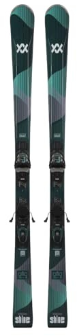 Volkl Shine 76 Skis tout-terrain pour femme 2026 avec fixations vMotion 10 GW – Construction légère en bois, taille : 154