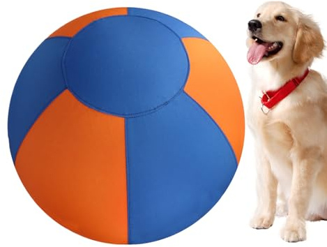 Vibhgtf Balle interactive pour chien - Jouet à mâcher pour chien - Pour les soins dentaires, l'entraînement des animaux, les soins personnels et l'occupation, les jeux, les promenades, l'environnement