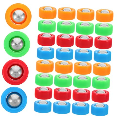 TOYANDONA 40 Piezas De Equipo De Juego De Mesa De Tejo Discos De Tejo De Mesa Minidiscos Discos Deslizantes Accesorios