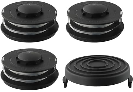 DORFEY Passend for E-i-n-hell GC-ET 4530 Akku-Rasentrimmer, Freischneider, Rasenmäher, Spulenkappen-Set, Ersatzspule for Fadentrimmer