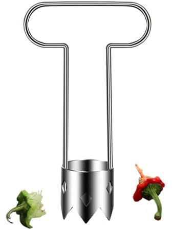 -Entkerner - Fruchtentkerner Gadget | Kernausstecher Küchenhelfer - Für Zucchini Aubergine Tomate Paprika Ananas Kerngehäuse Entferner