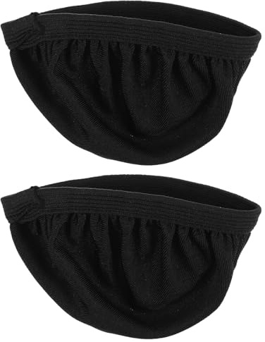 COHEALI Copri Auricolari Lavabili in Cotone Elastico, 2 Pezzi Coperture Antipolvere Riutilizzabili per Cuffie Over-ear, Protezione Confortevole per Padiglioni Auricolari Adatta a Uso