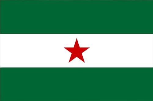 magFlags Bandera Large Andalucía Libre | Nación Andaluza and | bandera horizontal | 1.35m² | 90x150cm