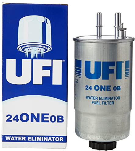 UFI Filters, Filtro Gasoil 24.ONE.0B | Filtro de Combustible Diésel de Recambio, Apto para Coches, Apto para Modelos Citroen, Fiat y Peugeot